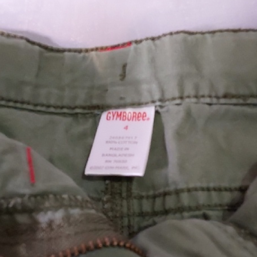 SOLD-Gymboree Olive Green Shorts - Picture 2 of 5